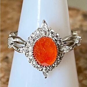 Bomb Party RETRO RBP2764 True Harmony Genuine Red Quartz Ring